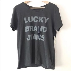 Lucky Brand Logo Women’s T Shirt L